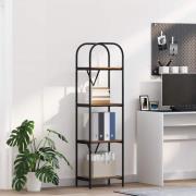 vidaXL Hyllsystem Gammalt trä 40 x 30 x 146 cm Konstruerat trä