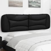 vidaXL Headboard Cushion "Hvar" Black 183 cm Faux Leather