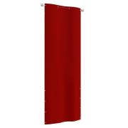 vidaXL Balkongskärm röd 80x240 cm oxfordtyg