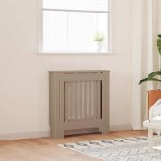 vidaXL Radiatorlock 2 pcs Brun 78x19x81.5cm Konstruerat trä