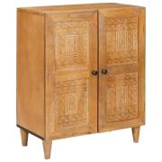 vidaXL Sideboard med hylla Ljusbrun 60 x 33 x 75 cm massivt mangoträ