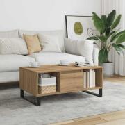 vidaXL Soffbord artisan ek 90x50x36,5 cm konstruerat trä