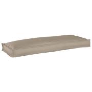 vidaXL Palldyna för bänk Taupe 110 x 40 x 8 cm Oxford tyg