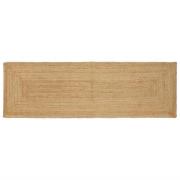 vidaXL Matta Beige 80 x 250 cm Jute