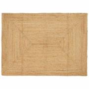vidaXL Matta Beige 140 x 200 cm Jute