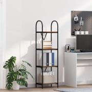 vidaXL Hyllsystem Gammalt trä 40 x 30 x 146 cm Konstruerat trä