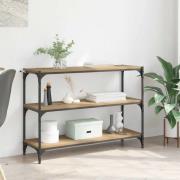 vidaXL Bokskåp artisan ek 100 x 33 x 71 cm Konstruerat trä