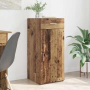 vidaXL Sideboard med låda artisan ek 42.5 x 40 x 93 cm Konstruerat trä