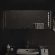 vidaXL Badrumsspegel LED 100x40 cm
