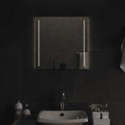 vidaXL Badrumsspegel LED 50x50 cm