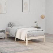 vidaXL Sängram utan madrass 100x190 cm massiv furu twin