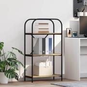 vidaXL Hyllsystem Sonoma-ek 60 x 30 x 109 cm Konstruerat trä