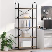 vidaXL Hyllsystem artisan ek 80 x 30 x 183 cm Konstruerat trä