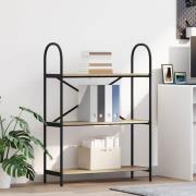 vidaXL Hyllsystem Sonoma-ek 80 x 30 x 109 cm Konstruerat trä