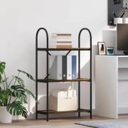 vidaXL Hyllsystem Rökfärgad ek 60 x 30 x 109 cm Konstruerat trä