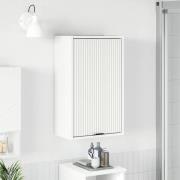 vidaXL Badrumsskåp Väggmonterad Vit 39 x 23.5 x 65 cm Konstruerat trä