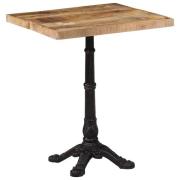 vidaXL Cafébord 60x60x77 cm grovt mangoträ