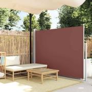 vidaXL Infällbar sidomarkis 170x300 cm brun