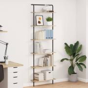 vidaXL Hyllsystem Sonoma ek 60 x 24 x 203 cm Konstruerat trä