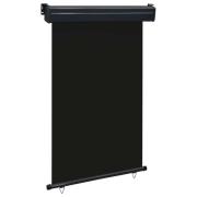 vidaXL Balkongmarkis 125x250 cm svart