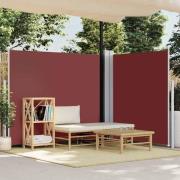 vidaXL Infällbar sidomarkis 180x600 cm brun