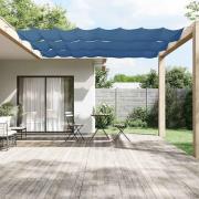 vidaXL Markis vertikal blå 60x1200 cm oxfordtyg