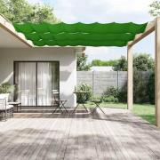 vidaXL Markis vertikal ljusgrön 140x800 cm oxfordtyg