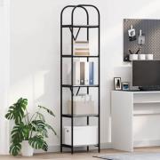 vidaXL Hyllsystem Grå sonoma 40 x 30 x 183 cm Konstruerat trä