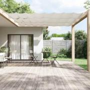 vidaXL Markis vertikal vit 180x800 cm oxfordtyg