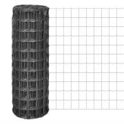 vidaXL Eurofence stål 10x1 m grå