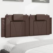 vidaXL Headboard Cushion "Viana" Brown 120 cm Faux Leather