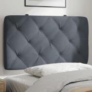 vidaXL Headboard Cushion Dark Grey 80 cm Velvet