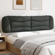 vidaXL Headboard Cushion "Hvar" Dark Grey 200 cm Fabric