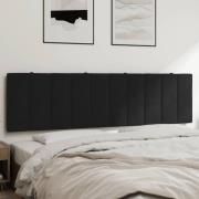 vidaXL Headboard Cushion "Hanko" Black 180 cm Velvet