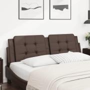 vidaXL Headboard Cushion "Zadar" Brown 160 cm Faux Leather
