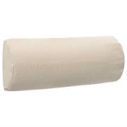vidaXL Nackstöd till solstol gräddvit 40x7,5x15 cm textilene