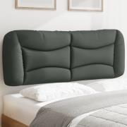vidaXL Headboard Cushion "Hvar" Dark Grey 120 cm Fabric