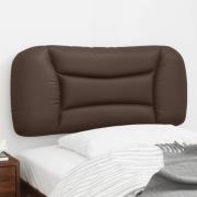 vidaXL Headboard Cushion "Hvar" Brown 80 cm Faux Leather