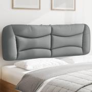vidaXL Headboard Cushion "Hvar" Light Grey 160 cm Fabric