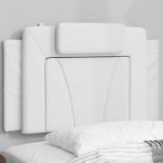 vidaXL Headboard Cushion "Viana" White 90 cm Faux Leather