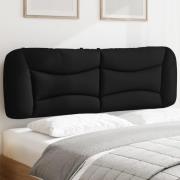 vidaXL Headboard Cushion "Hvar" Black 160 cm Fabric