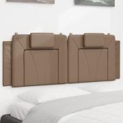 vidaXL Headboard Cushion "Viana" Cappuccino 120 cm Faux Leather