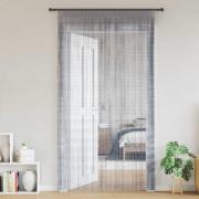 vidaXL Stränggardiner 2 st ljusgrå 140x250 cm