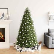 vidaXL Julgranskulor 111 delar silver polystyren