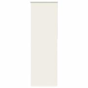 vidaXL Rullgardin mörkläggning naturvit 65x230 cm tyg bredd 60,7 cm