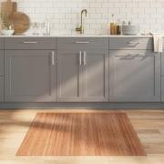 vidaXL Matta rektangulär naturlig 100x100 cm bambu