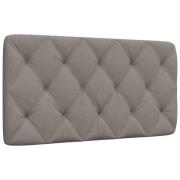vidaXL Headboard Cushion Taupe 100 cm Fabric
