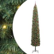 vidaXL Konstgjord julgran Grön 300 cm PVC och stål och plast