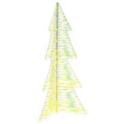 vidaXL Julgran med 160 LED-lampor Varmvit 150 cm PET