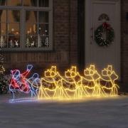 vidaXL Juldekoration Flerfärgsdesign 69 x 79 cm PVC